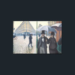 Toile Rue de Paris, temps de pluie<br><div class="desc">Gustave Caillebotte était un impressionniste français. Rue de Paris,  temps de pluie ou rue de Paris par temps pluvieux,  1877/</div>