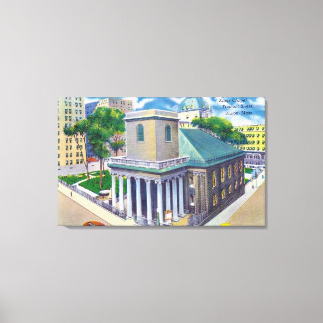 Toile Rue de Tremont Vue de la chapelle des rois (Recto)