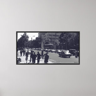 Toile Rue et personnes de la ville de Téhéran en Iran vi