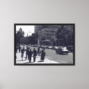 Toile Rue et personnes de la ville de Téhéran en Iran vi