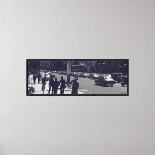 Toile Rue et personnes de la ville de Téhéran en Iran vi