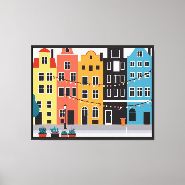 Toile rue hollandaise (Recto)