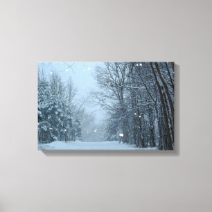 Toile Rue Neige