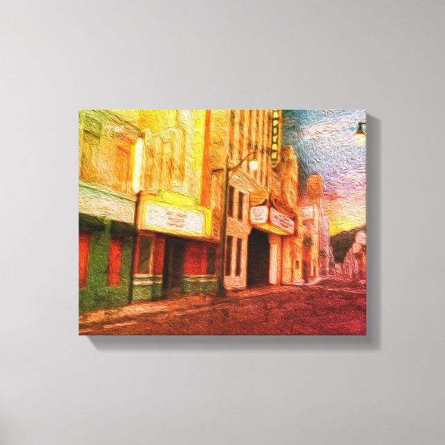 Toile Rue principale (Recto)