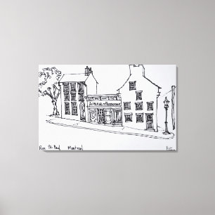 Toile Rue St. Paul Vieille Ville Montréal, Canada