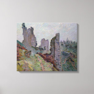 Toile Ruines dans le brouillard chez Crozant, 1894