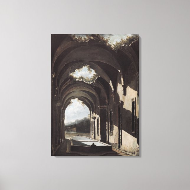 Toile Ruines dans un paysage, c.1646-47 (Recto)