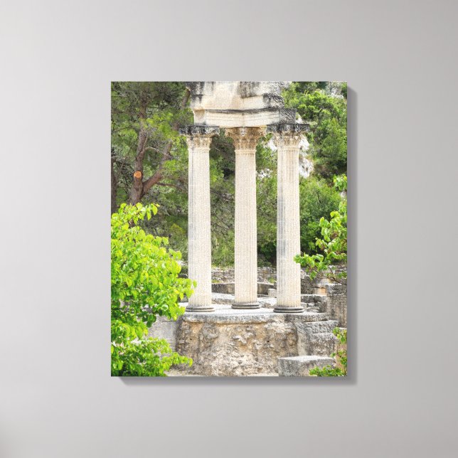 Toile Ruines du temple romain, France (Recto)