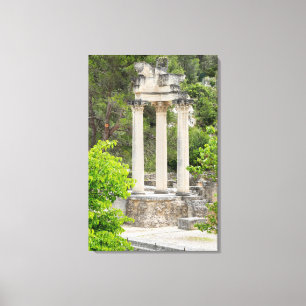 Toile Ruines du temple romain, France