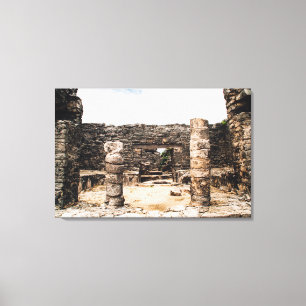 Toile Ruines Mayas À Tulum, Mexique