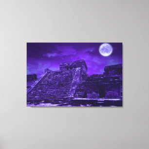 Toile Ruines mayas Tulum Mexique