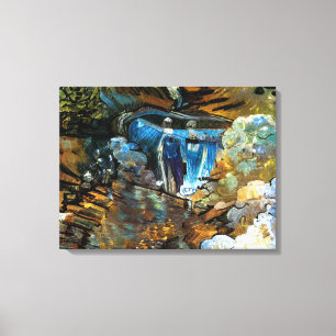 TOILE RUISSEAU CASCADE
