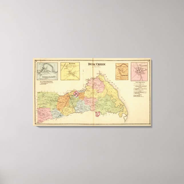 Toile Ruisseau Duck (Recto)