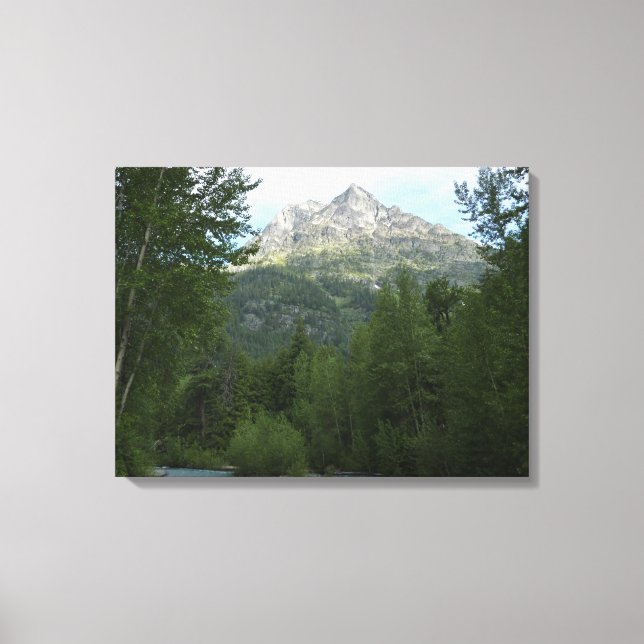 Toile Ruisseau McDonald au parc national de Glacier (Recto)