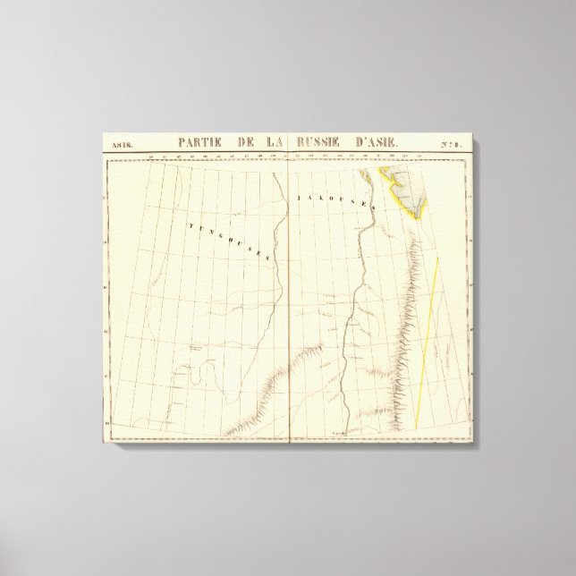 Toile Russie asiatique, Asie 8 (Recto)