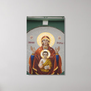 Toile Russie, Moscou, colline des Moineaux, église de la