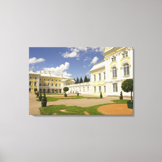 Toile Russie. Petrodvorets. Palais de Peterhof. Pierre l (Recto)