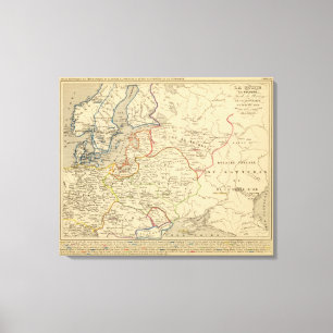 Toile Russie, Pologne, suède, Norwege, Danemarck