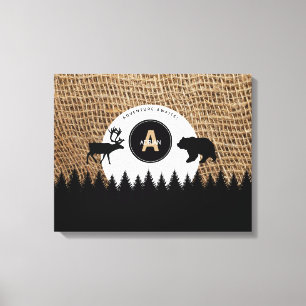 Toile Rustic Camping Extérieur Aventure
