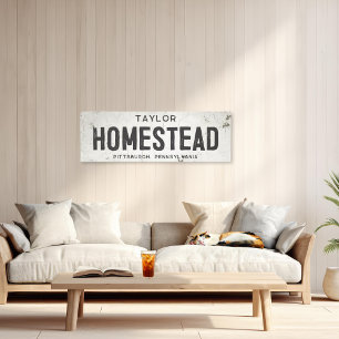 Toile Rustique Moderne Farmhouse Homestead & City