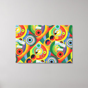 Toile Rythme Joie de Vivre par Robert Delaunay Canvas P
