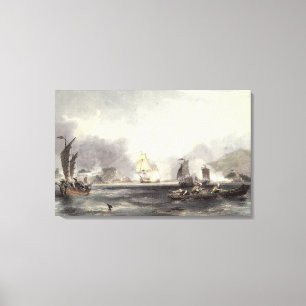 Toile S.M. embarque Imogene et Andromache passant la