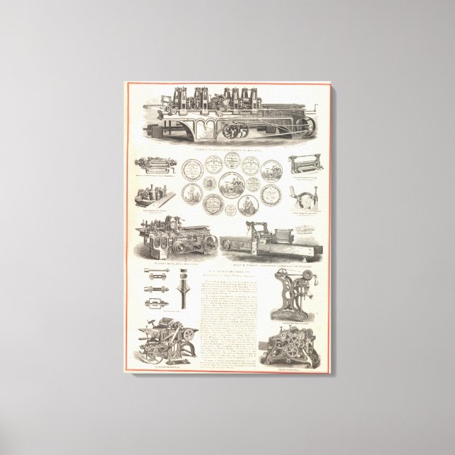 Toile SA Woods Machine (Recto)