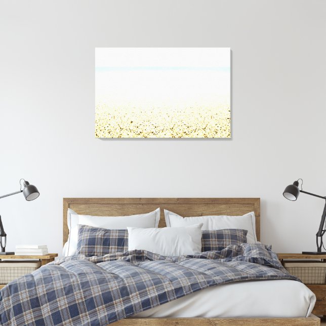Toile Sable et mer Calme Côté (Insitu(Chambre))