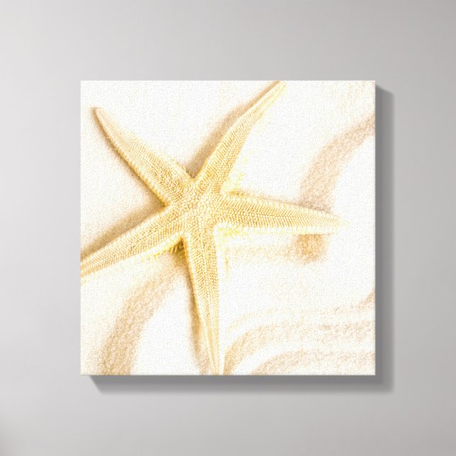 Toile Sable et Starfish couleur neutre naturelle (Recto)