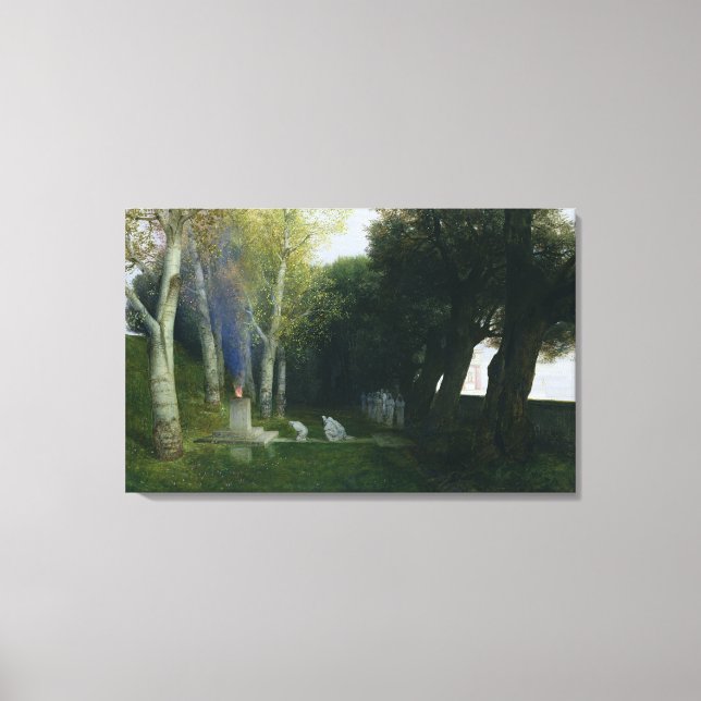 Toile Sacred Grove, 1886 (Recto)