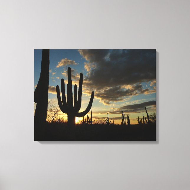Toile Saguaro Sunset II Arizona (Recto)