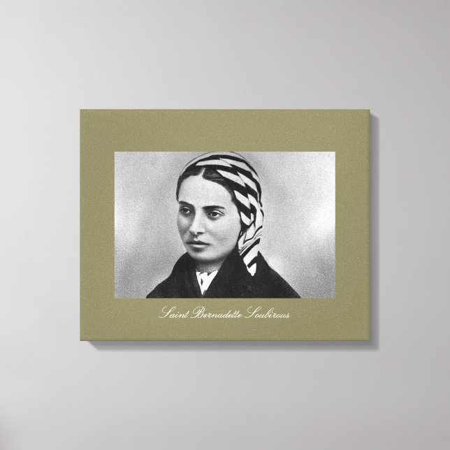 Toile Saint Bernadette Soubirous (Recto)