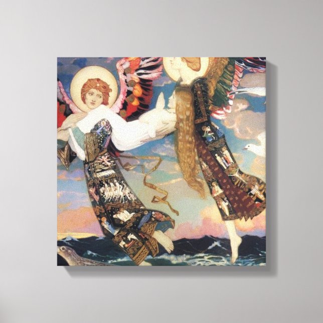 Toile « Saint Bride » Ange Art par John Duncan (Recto)
