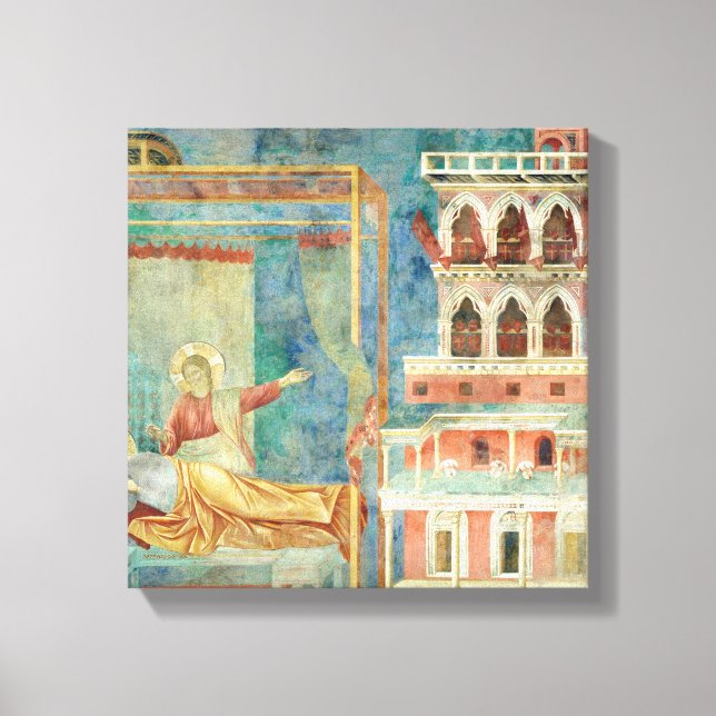 Toile Saint François Rêve d'un palais plein d'armes (Recto)