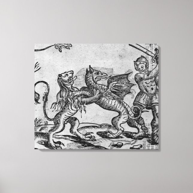 Toile Saint-George et le Dragon (Recto)