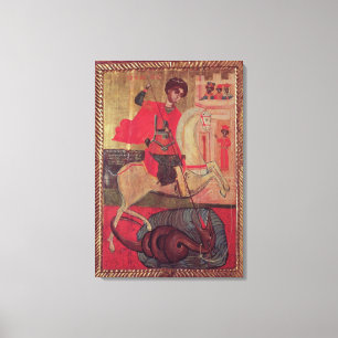 Toile Saint George et le Dragon, 1667