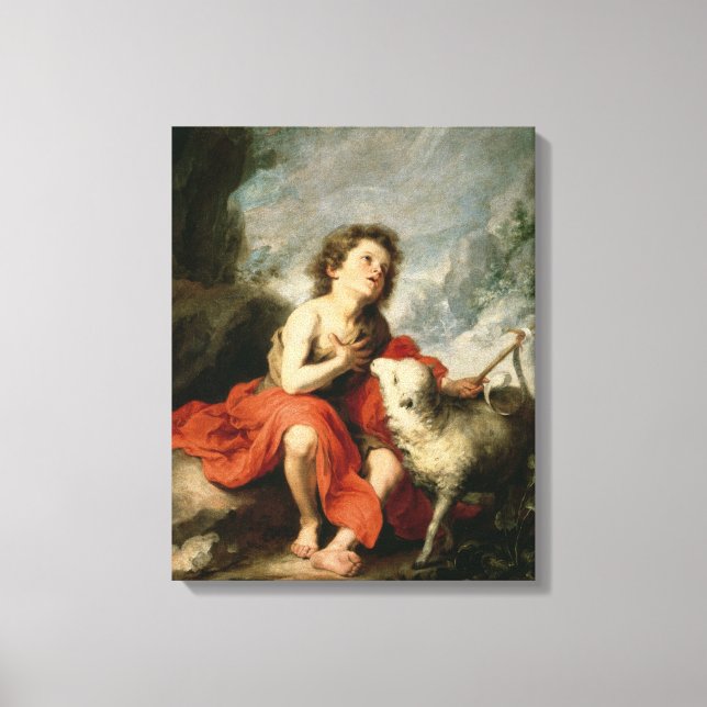 Toile Saint Jean le Baptiste comme enfant, c.1665 (Recto)