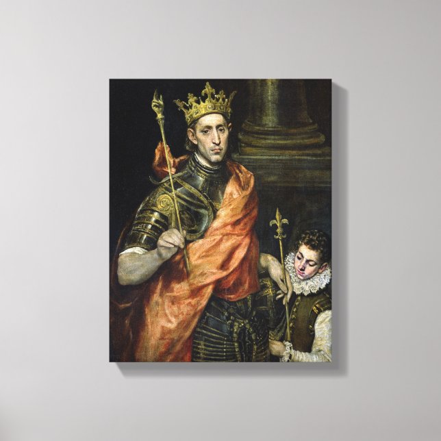Toile Saint-Louis et sa page, c.1585-90 (Recto)