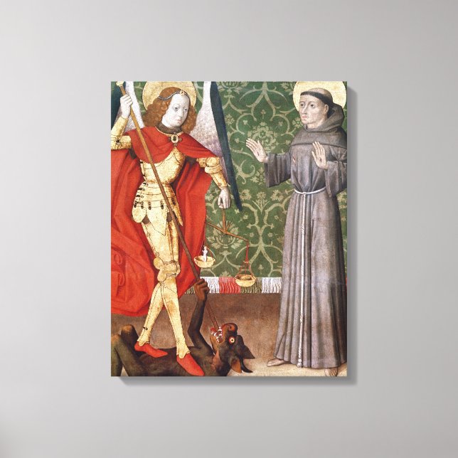 Toile Saint Michel et Saint François d'Assise, vers 1480 (Recto)