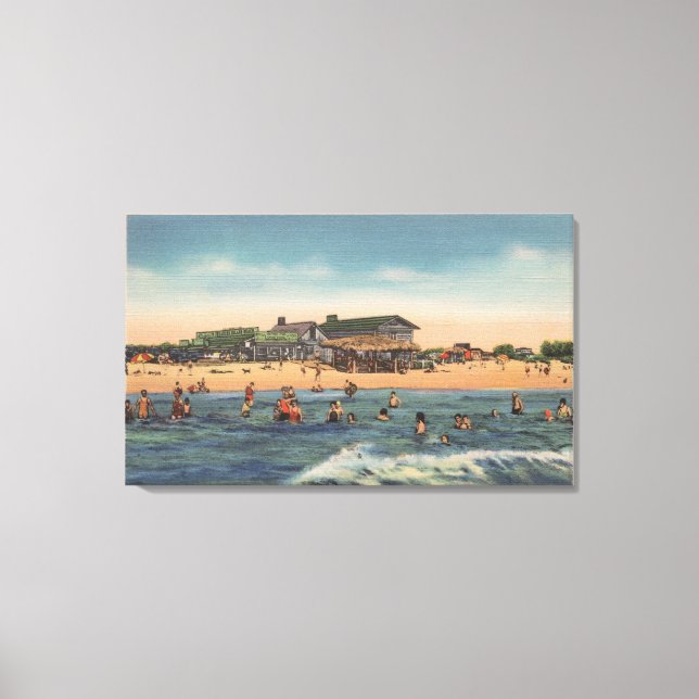 Toile Saint-Pétersbourg, FL - Vue de l'île au trésor (Recto)