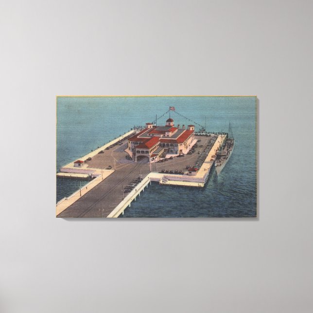 Toile Saint-Pétersbourg, Floride - Aérien de Million (Recto)