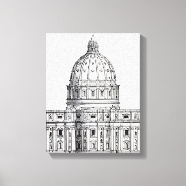 Toile Saint Pierre, Rome (Recto)