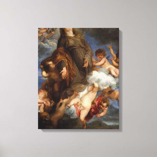 Toile Saint-Rosalie Interceding for the Plague-stricken (Recto)