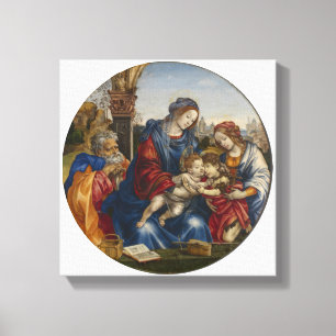 Toile Sainte Famille - Filippino Lippi - c1490