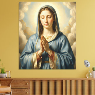 Toile Sainte Mère de Dieu - Amour divin et protection