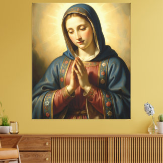 Toile Sainte Mère de Dieu – Amour Divin & Protection