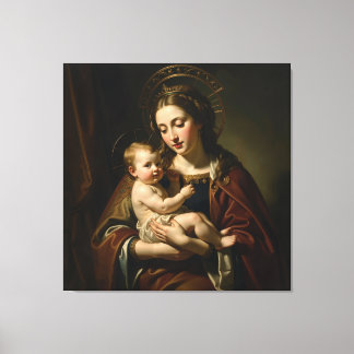 Toile Sainte Mère de Dieu – Amour Divin & Protection