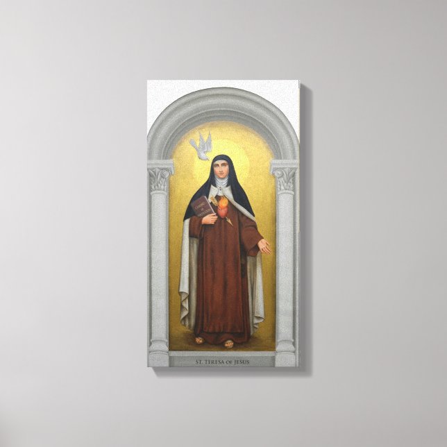 Toile Sainte Thérèse d'Avila Carmelite Nun (Recto)