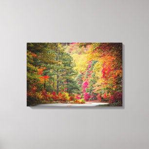 Toile saison d'automne dans les montagnes