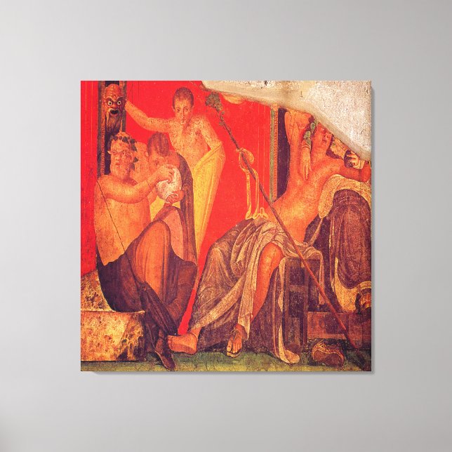 Toile Sala di Grande Dipinto, Scène VI / Villa de Mister (Recto)